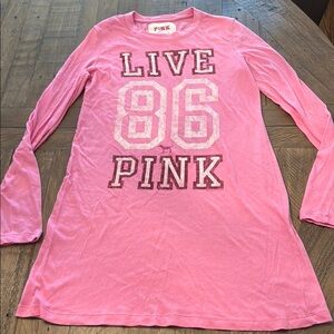 Victoria's Secret Pink Graphic Long Sleeve Tee